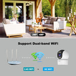 Hệ Thống Camera An Ninh Gia Đình Không Dây Tiết Kiệm Điện SriHome SH046 4.0 Triệu Điểm Ảnh FHD, SH046