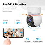 Hệ Thống Camera An Ninh Gia Đình Không Dây Tiết Kiệm Điện SriHome SH046 4.0 Triệu Điểm Ảnh FHD, SH046