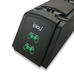 Đế Sạc Đôi iplay / Đế Sạc Tay Cầm Cho Sony Playstation 4 PS4 & Slim PS4 Pro Có Màn Hình LED Hiển Thị, HBP-119