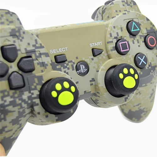 4 Chiếc Ốp Bảo Vệ Silicone Hình Móng Vuốt Mèo Dễ Thương Cho Tay Cầm Game PS4 / PS3 / PS2 / XBOX360 / XBOXONE / WIIU