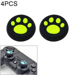 4 Chiếc Ốp Bảo Vệ Silicone Hình Móng Vuốt Mèo Dễ Thương Cho Tay Cầm Game PS4 / PS3 / PS2 / XBOX360 / XBOXONE / WIIU