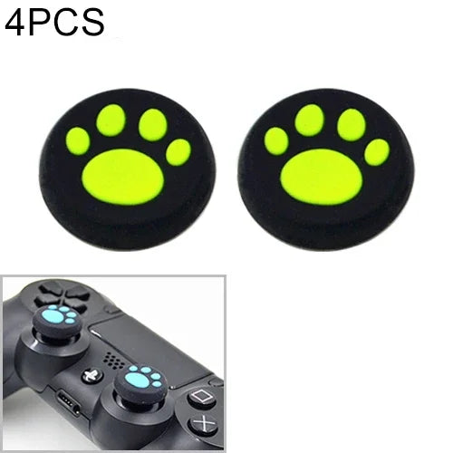 4 Chiếc Ốp Bảo Vệ Silicone Hình Móng Vuốt Mèo Dễ Thương Cho Tay Cầm Game PS4 / PS3 / PS2 / XBOX360 / XBOXONE / WIIU