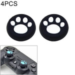 4 Chiếc Ốp Bảo Vệ Silicone Hình Móng Vuốt Mèo Dễ Thương Cho Tay Cầm Game PS4 / PS3 / PS2 / XBOX360 / XBOXONE / WIIU
