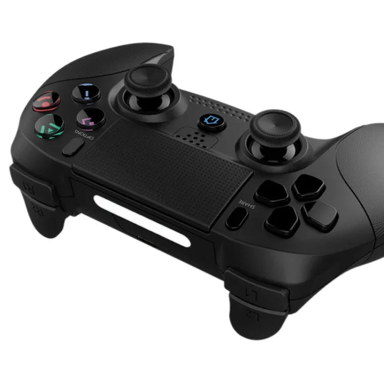 Tay cầm game không dây có động cơ đôi cho máy tính PS4 / PS3, XB-006 màu đen