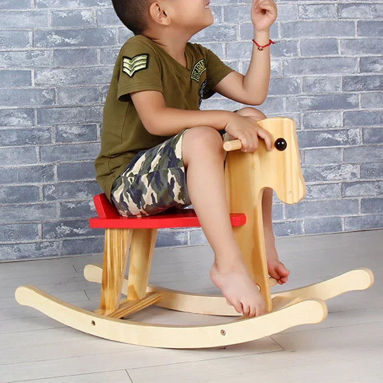 Đồ chơi ngựa bập bênh trẻ em Trojan Horse, kích thước: 67x25x54cm, mã A-003