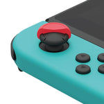 Left + Right Gamepad Rocker Cap Button Cover for Switch, For Switch(Black), For Switch(Blue + Magenta), For Switch(Red)