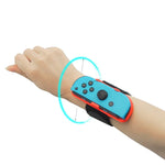 1 cặp vòng đeo cổ tay đàn hồi điều chỉnh được cho Nintendo Switch, Vòng đeo cổ tay