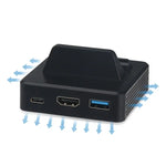Multi-function Video Base Converter Station with Holder for Switch, Converter Station
