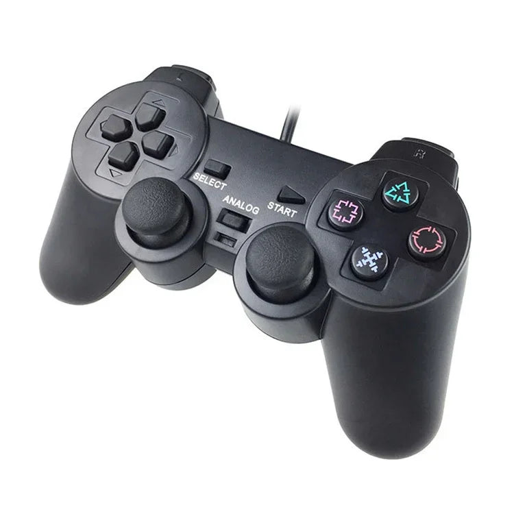 Tay cầm chơi game có dây Joypad rung đôi cho PS2