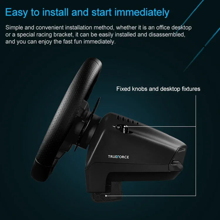 Vô lăng đua game Logitech G923 kèm bàn đạp và cần số cho PS5 / PS4 / PC, G923