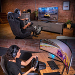 Vô lăng đua game Logitech G923 kèm bàn đạp và cần số cho PS5 / PS4 / PC, G923