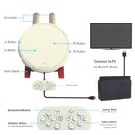 Bộ Điều Khiển Gậy Trống Trò Chơi DOBE TNS-1867 Bộ Trống Taiko cho Nintendo Switch, Dành cho Nintendo Switch