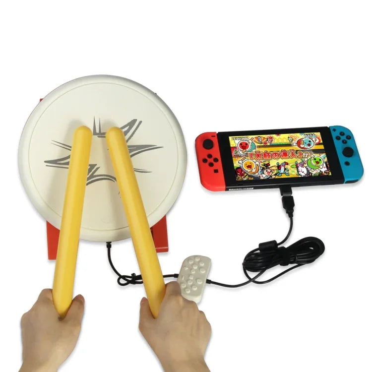 Bộ Điều Khiển Gậy Trống Trò Chơi DOBE TNS-1867 Bộ Trống Taiko cho Nintendo Switch, Dành cho Nintendo Switch