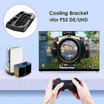Đế Quạt Làm Mát Sạc Đa Năng KJH P5-010-2 với Khay Lưu Trữ cho PS5 De / UHD, KJH P5-010-2