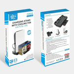 Đế Quạt Làm Mát Sạc Đa Năng KJH P5-010-2 với Khay Lưu Trữ cho PS5 De / UHD, KJH P5-010-2