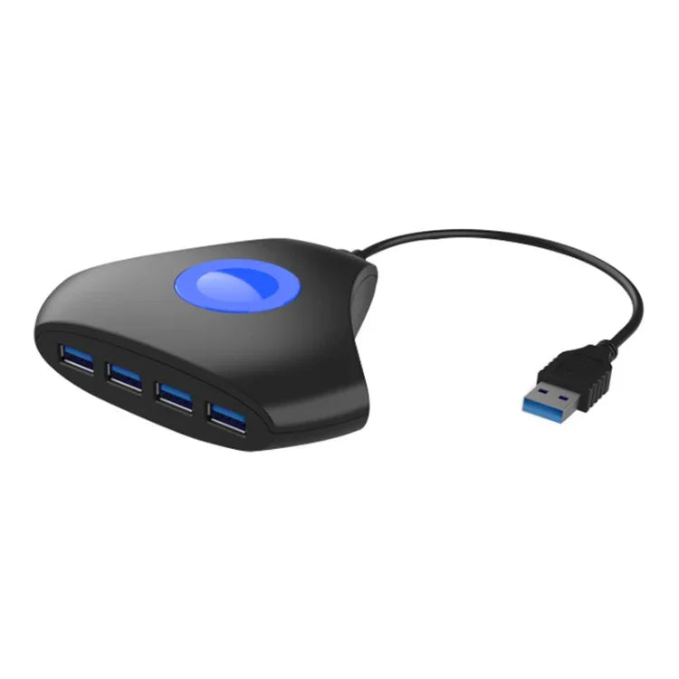 Bộ Chuyển Đổi Hub 4 trong 1 USB 3.0 Đèn Xanh KJH P5-015 Bộ Mở Rộng Bộ Chia Bộ Sạc Kết Nối cho PS5 / Xbox Series X, KJH P5-015