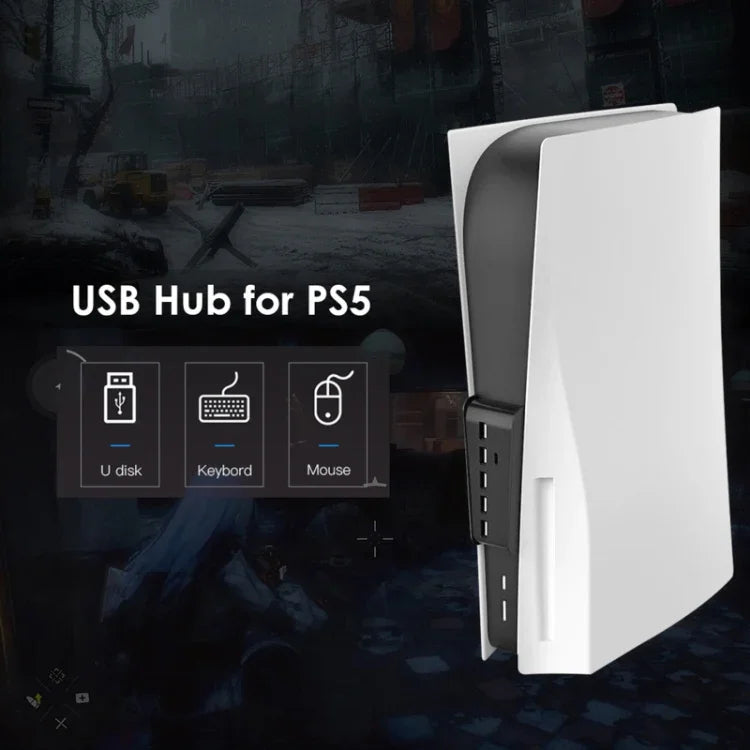 Bộ chia USB 6 trong 1 KJH P5-008 mở rộng hub cho PS5, KJH P5-008