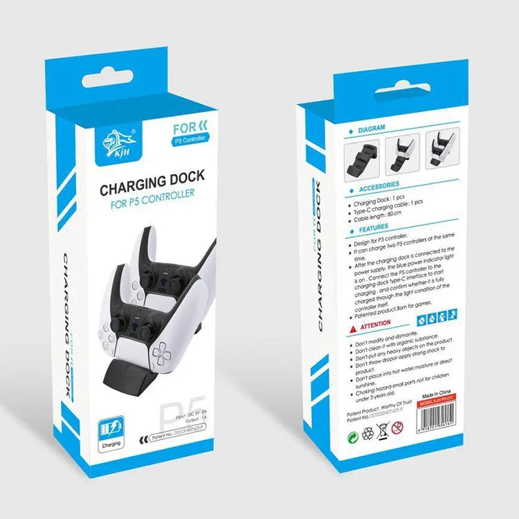 Đế sạc đôi tay cầm KJH cho PS5, Đế sạc cho PS5