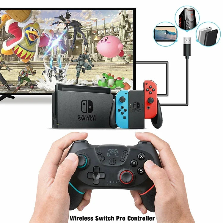 Tay cầm chơi game Bluetooth cho Switch Pro, Dành cho Switch Pro