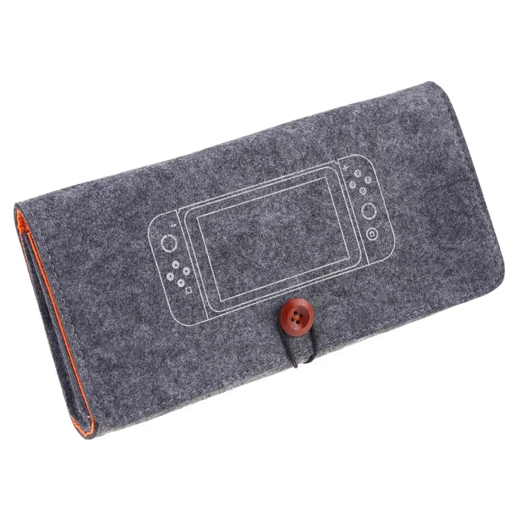 Túi bảo vệ lưu trữ mềm bằng vải nỉ di động cho Nintendo Switch