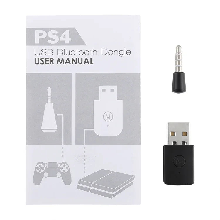 Bộ chuyển đổi Bluetooth 3.5mm & USB nhận và truyền cho Sony PlayStation PS4, Dành cho PS4