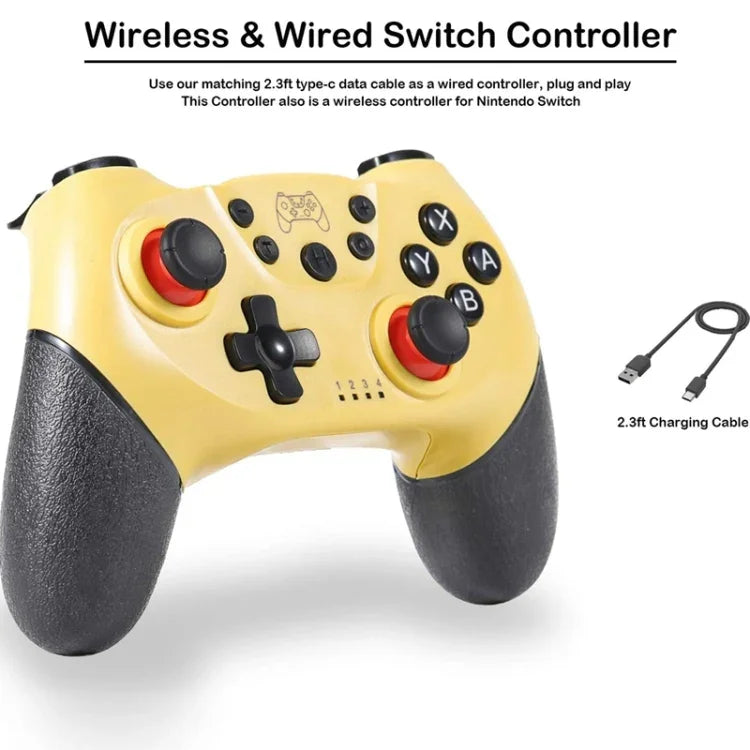 Bộ điều khiển gamepad Bluetooth 6 trục cho Switch Pro