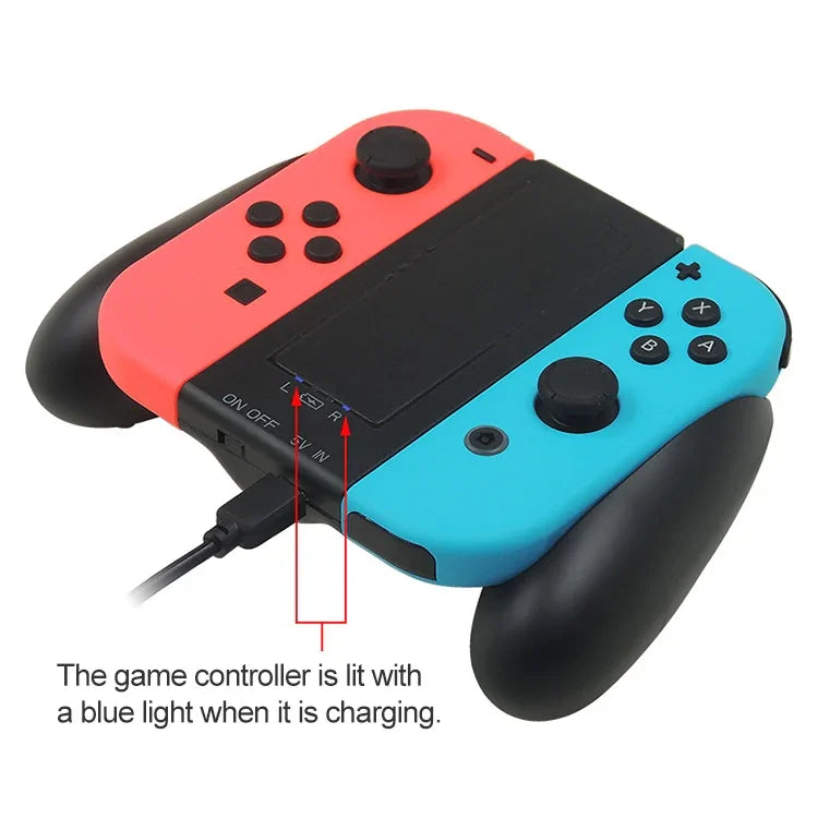 Bộ sạc tay cầm iplay S005 cho Joy-Con Nintendo Switch