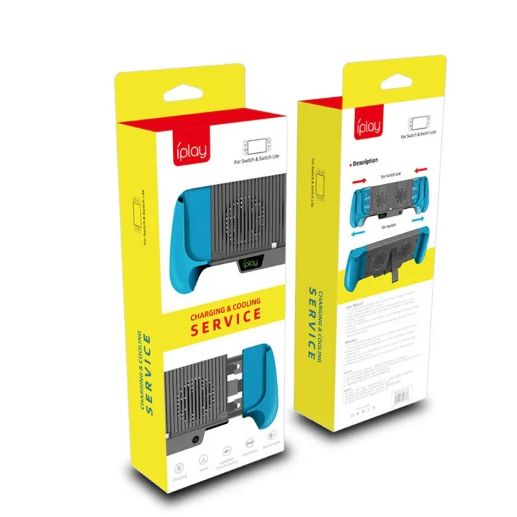 Vỏ đế tay cầm sạc chủ IPPLAY có quạt làm mát cho Switch Lite
