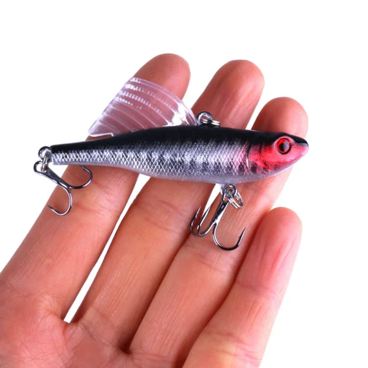 Mồi câu cá HENGJIA chìm nhanh 6.5cm/17.2g Wings VIB Pencil, Bộ PE016-X