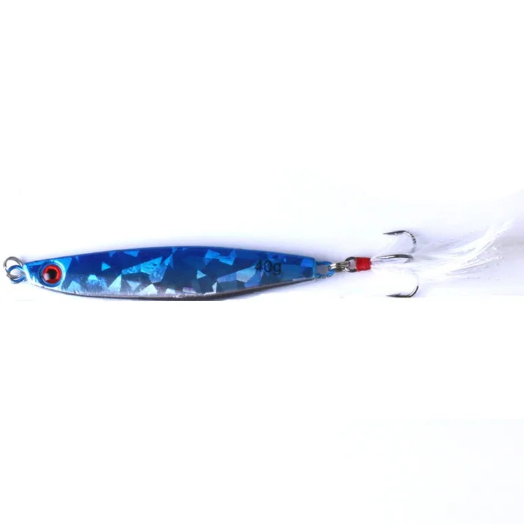 Bộ 7 mồi câu cá kim loại HENGJIA, 8cm/40g
