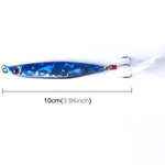 Bộ 7 mồi câu cá kim loại HENGJIA, 8cm/40g