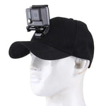 Mũ chống nắng ngoài trời kiểu mũ bóng chày có giá đỡ camera cho GoPro & SJCAM & Xiaomi Xiaoyi Camera thể thao