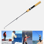 Cần câu cá băng di động 27cm, cần câu tôm, phụ kiện cần câu, Chiều dài mở rộng: 60 cm, 27cm