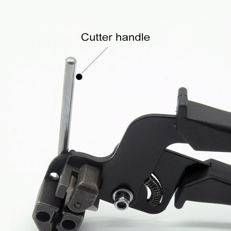 Súng cắt tự động căng dây thít Zip Tie Kìm đặc biệt Dụng cụ siết cho dây thít cáp thép không gỉ với chiều rộng 4.6-12mm, XN-LQG