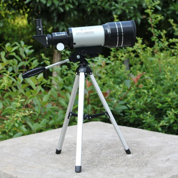 Kính thiên văn không gian chuyên nghiệp HD cao cấp F30070M có chân đế (bạc), F30070M