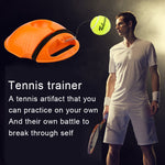Bộ huấn luyện tennis, bảng bật lại, dụng cụ tập luyện tự học, thể thao với bóng cho người mới bắt đầu, giao màu ngẫu nhiên, bộ huấn luyện tennis