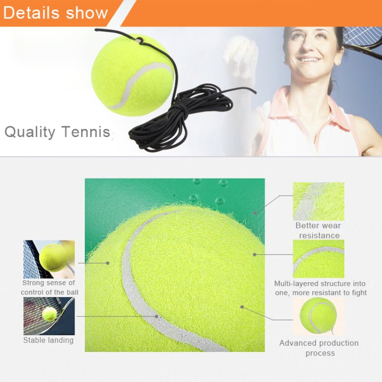 Bộ huấn luyện tennis, bảng bật lại, dụng cụ tập luyện tự học, thể thao với bóng cho người mới bắt đầu, giao màu ngẫu nhiên, bộ huấn luyện tennis