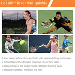 Bộ huấn luyện tennis, bảng bật lại, dụng cụ tập luyện tự học, thể thao với bóng cho người mới bắt đầu, giao màu ngẫu nhiên, bộ huấn luyện tennis
