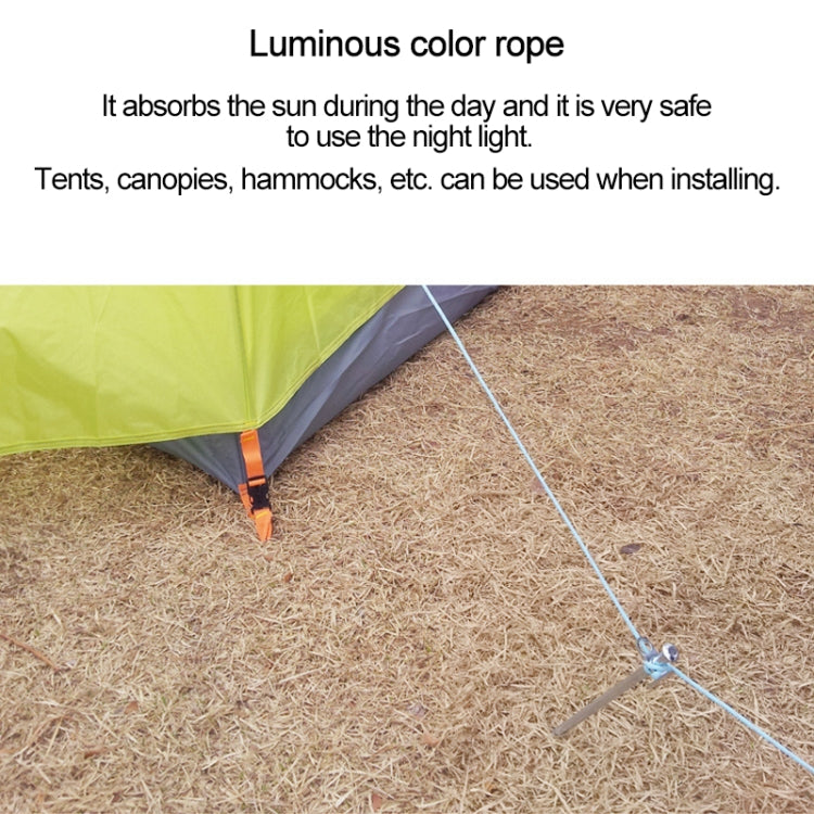 Dây Leo Núi 9 Lõi Nylon+Polyester 20m Dùng Cắm Trại Ngoài Trời Có Đèn Huỳnh Quang Cứu Hộ, 20m Màu Trắng, 20m Màu Vàng, 20m Màu Hồng, 20m Màu Xanh Lá
