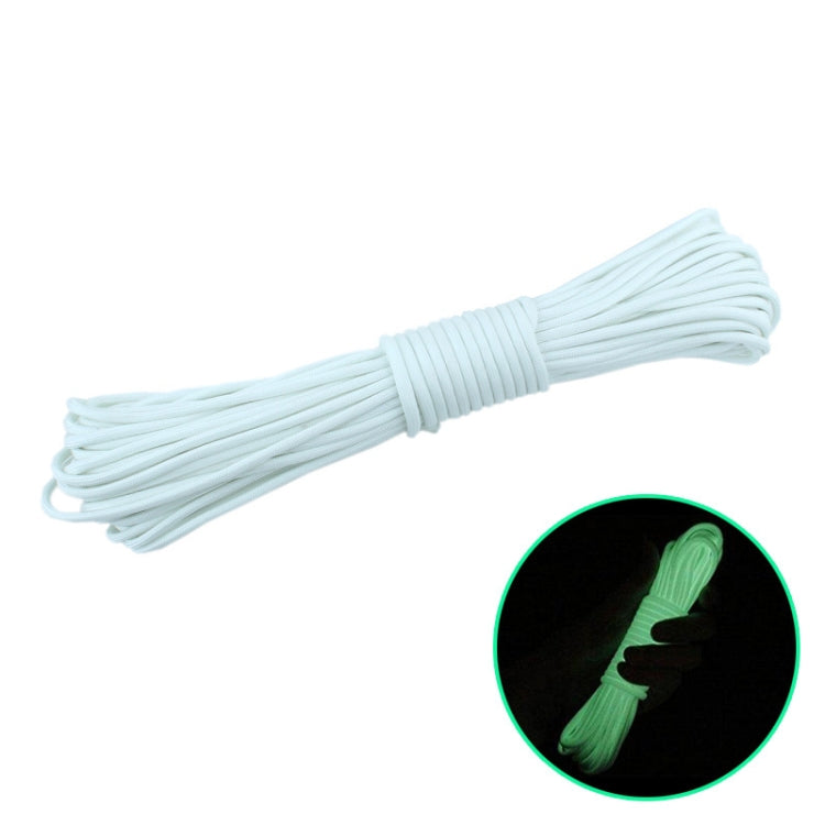 Dây Leo Núi 9 Lõi Nylon+Polyester 20m Dùng Cắm Trại Ngoài Trời Có Đèn Huỳnh Quang Cứu Hộ, 20m Màu Trắng, 20m Màu Vàng, 20m Màu Hồng, 20m Màu Xanh Lá
