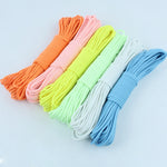 Dây Leo Núi 9 Lõi Nylon+Polyester 20m Dùng Cắm Trại Ngoài Trời Có Đèn Huỳnh Quang Cứu Hộ, 20m Màu Trắng, 20m Màu Vàng, 20m Màu Hồng, 20m Màu Xanh Lá