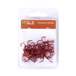 HENGJIA 20 cái Móc câu ba càng bằng thép cacbon cao màu đỏ cổ điển, 8# FH023