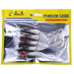 HENGJIA SO050-1 5 cái mồi câu Luya 11cm/16g, dụng cụ câu cá cá vược biển mềm có móc, SO050-5, SO050-4, SO050-2, SO050-1