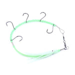 Dao câu cá HENGJIA 32cm/7g, dây câu cá phát sáng ban đêm, móc câu bạch tuộc mực 5 móc