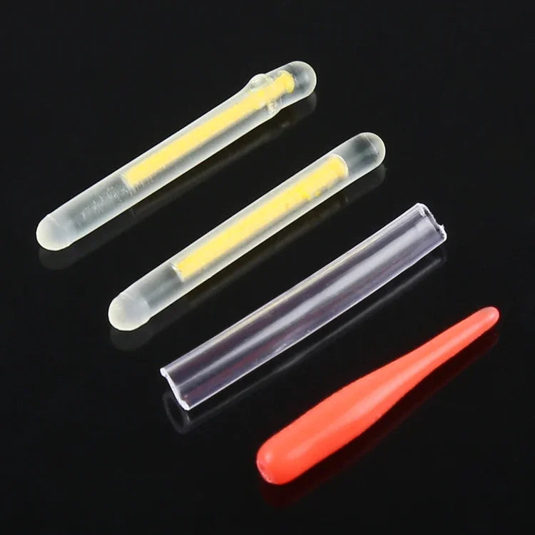 10 gói que phát sáng siêu mảnh OCEAN SUN cho câu đêm, tầm nhìn: 15m, kích thước: 2.2 x 20mm, siêu mảnh, tầm nhìn: 15m