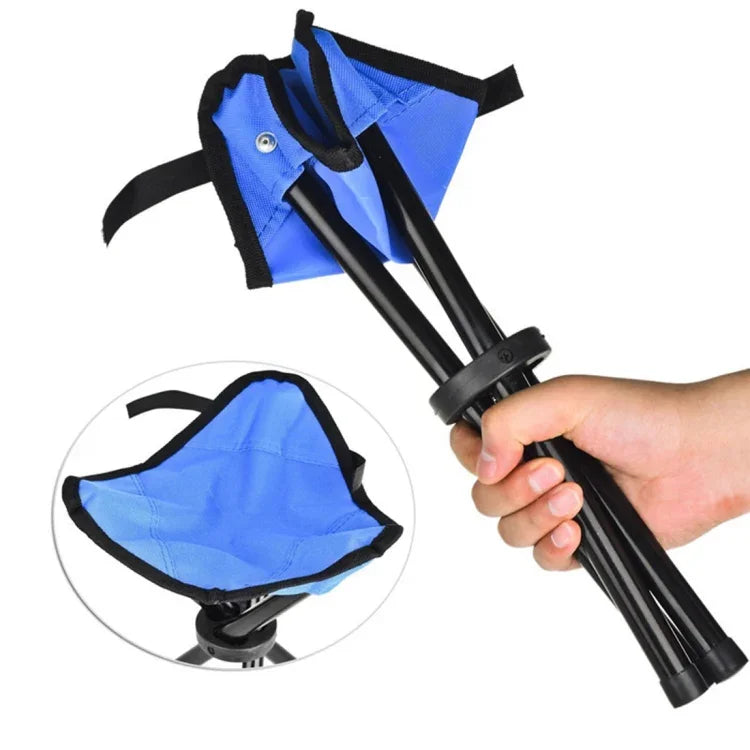 Ghế gấp tam giác di động cho đi bộ đường dài, cắm trại, câu cá, tải trọng tối đa 100KG, kích thước ghế gấp: 22 x 22 x 31cm, ghế gấp câu cá (Đỏ), ghế gấp câu cá (Xanh dương), ghế gấp câu cá (Xanh lá)