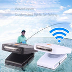 Đèn đội đầu cảm biến hồng ngoại LED sạc pin kẹp mũ tiện dụng cho câu cá, cắm trại, leo núi