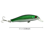 Bộ 6 mồi nhựa cứng Minnow HENGJIA 8.5cm 8.9g, mồi câu cá, 6 chiếc 8.5cm 8.9g