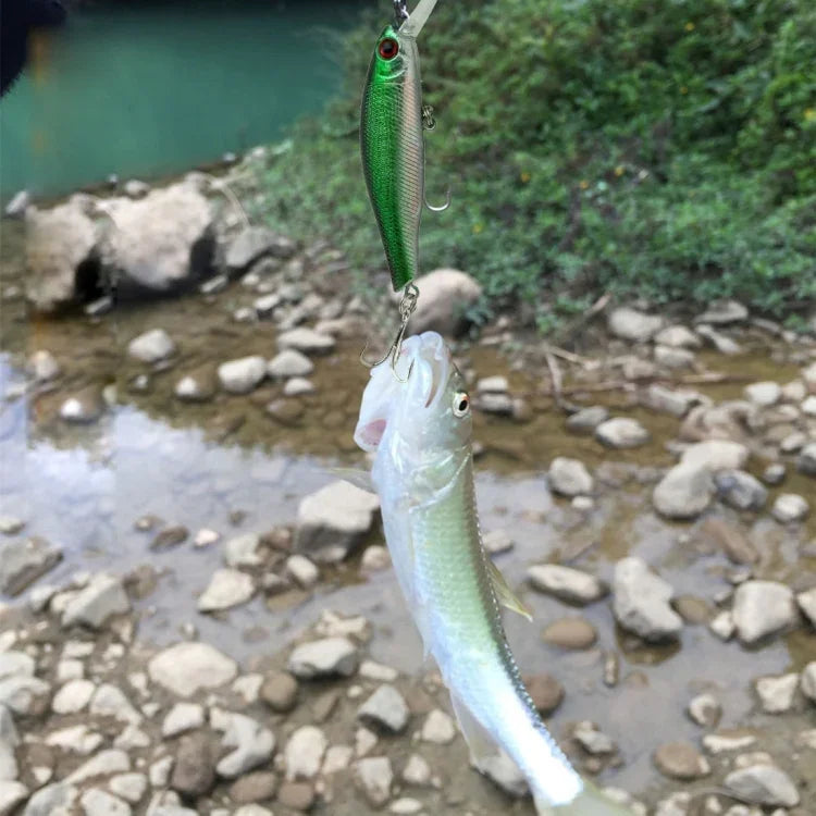 Bộ 6 mồi nhựa cứng Minnow HENGJIA 8.5cm 8.9g, mồi câu cá, 6 chiếc 8.5cm 8.9g