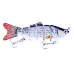 Bộ mồi câu giả nhựa cứng nhiều đoạn HENGJIA JM020 11cm 18g, 1#, 3#, 4#, 5#
